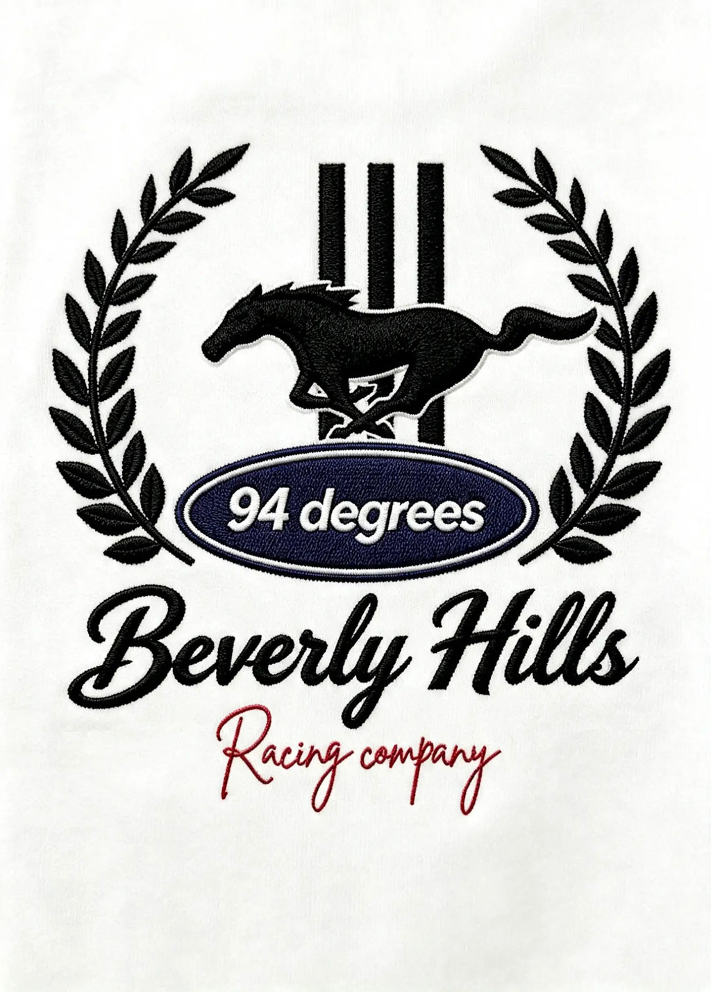 Mineral Wash Boxy Cotton T-Shirt - 'Beverly Hills'