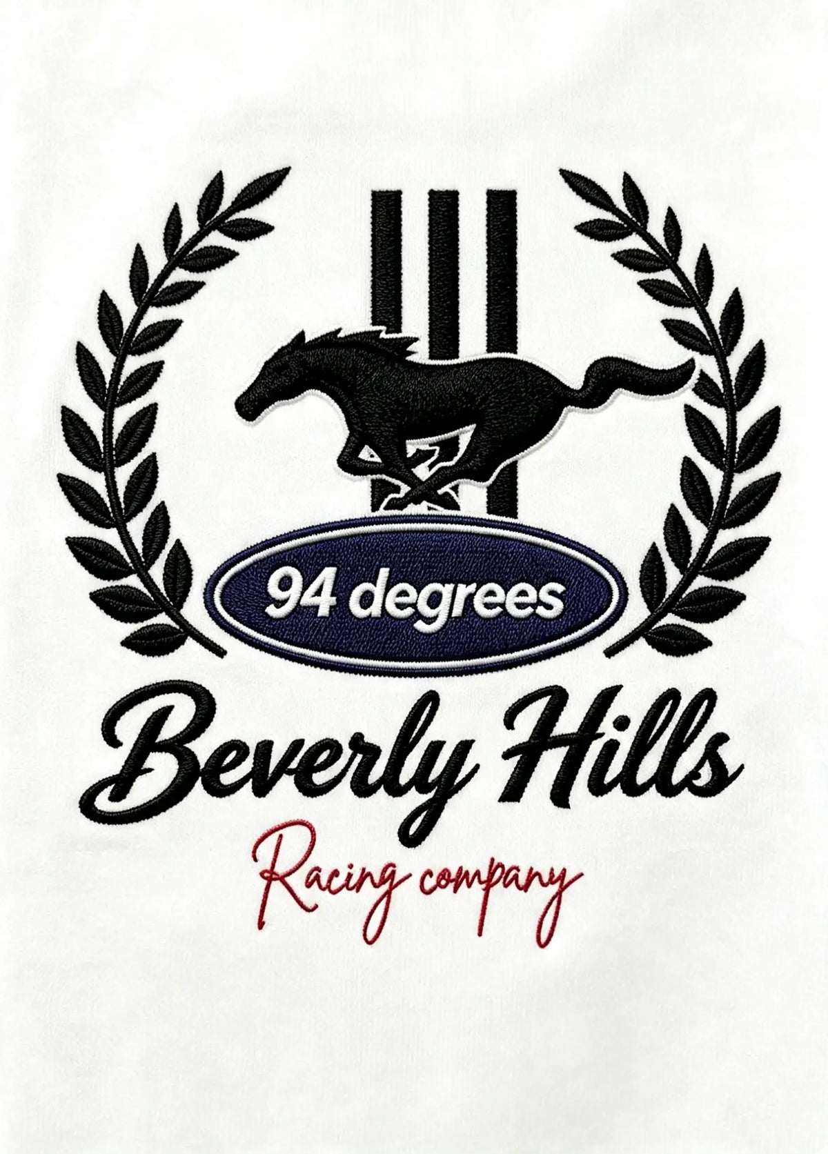 Mineral Wash Boxy Cotton T-Shirt - 'Beverly Hills'