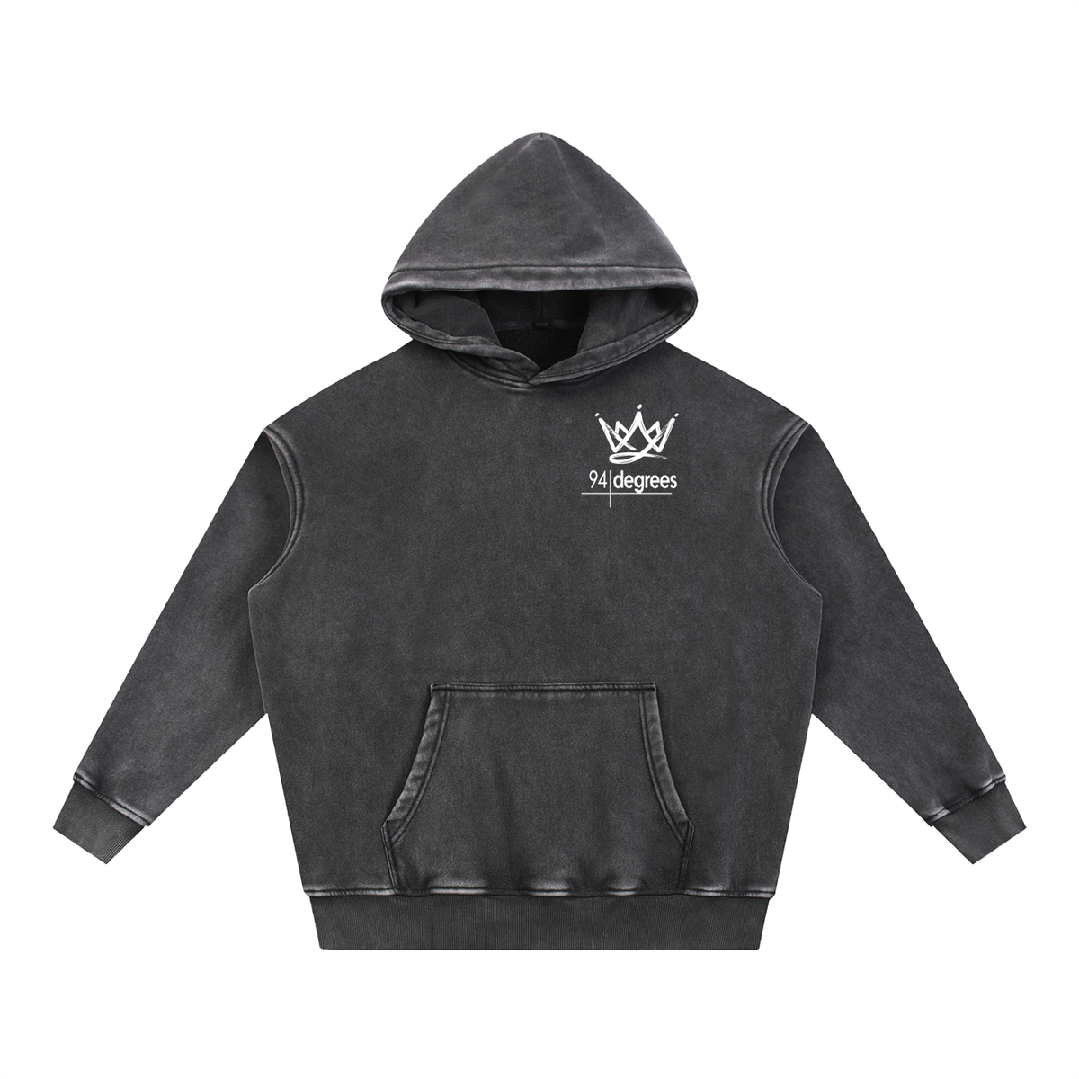 Snow Wash Fleece Oversized Hoodie + We Must Not Sin In Paris +