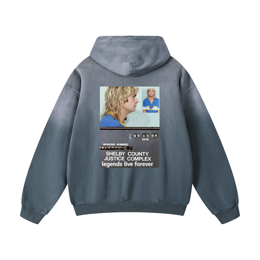 Heavyweight Sunfade Oversized Hoodie + Ozzy + Legends Live Forever