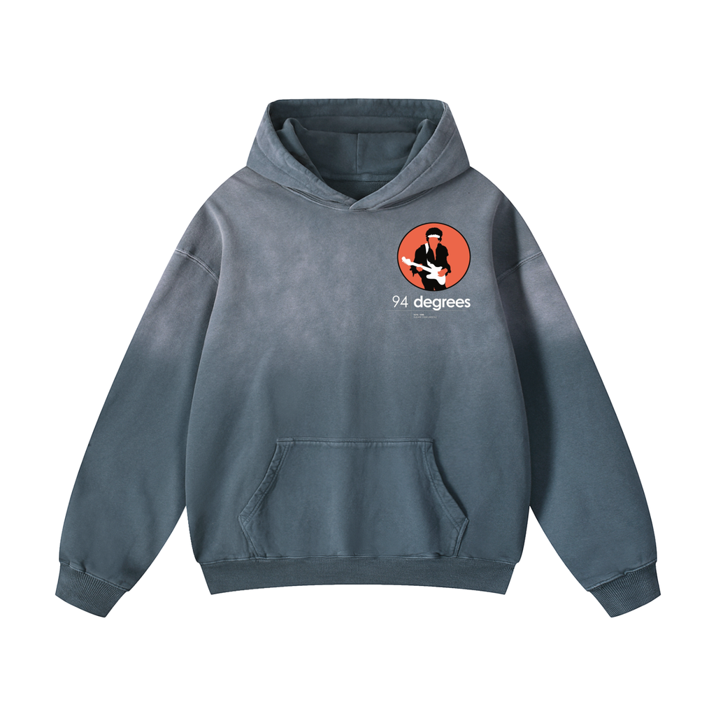 Heavyweight Sunfade Oversized Hoodie + Hendrix + Legends Live Forever