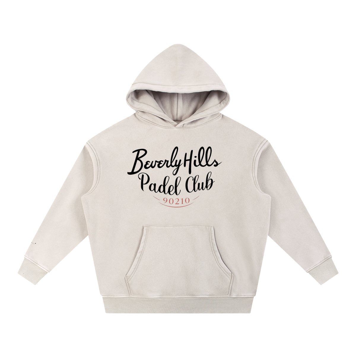 Snow Wash 'Beverly Hills' Fleece Oversize Hoodie - 94 DEGREES
