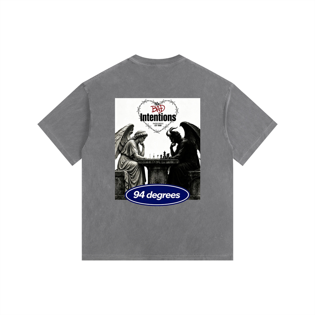 Vintage Washed Oversized Cotton T-Shirt