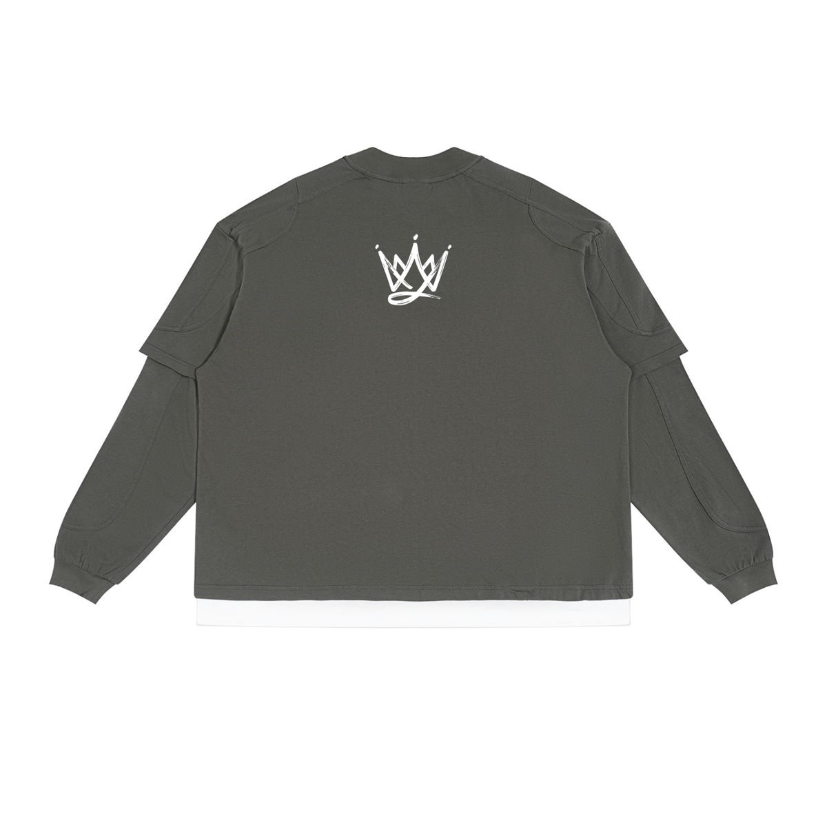 Unisex Paneled Layer Colour Block T-Shirt + Ambition Never Sleeps +