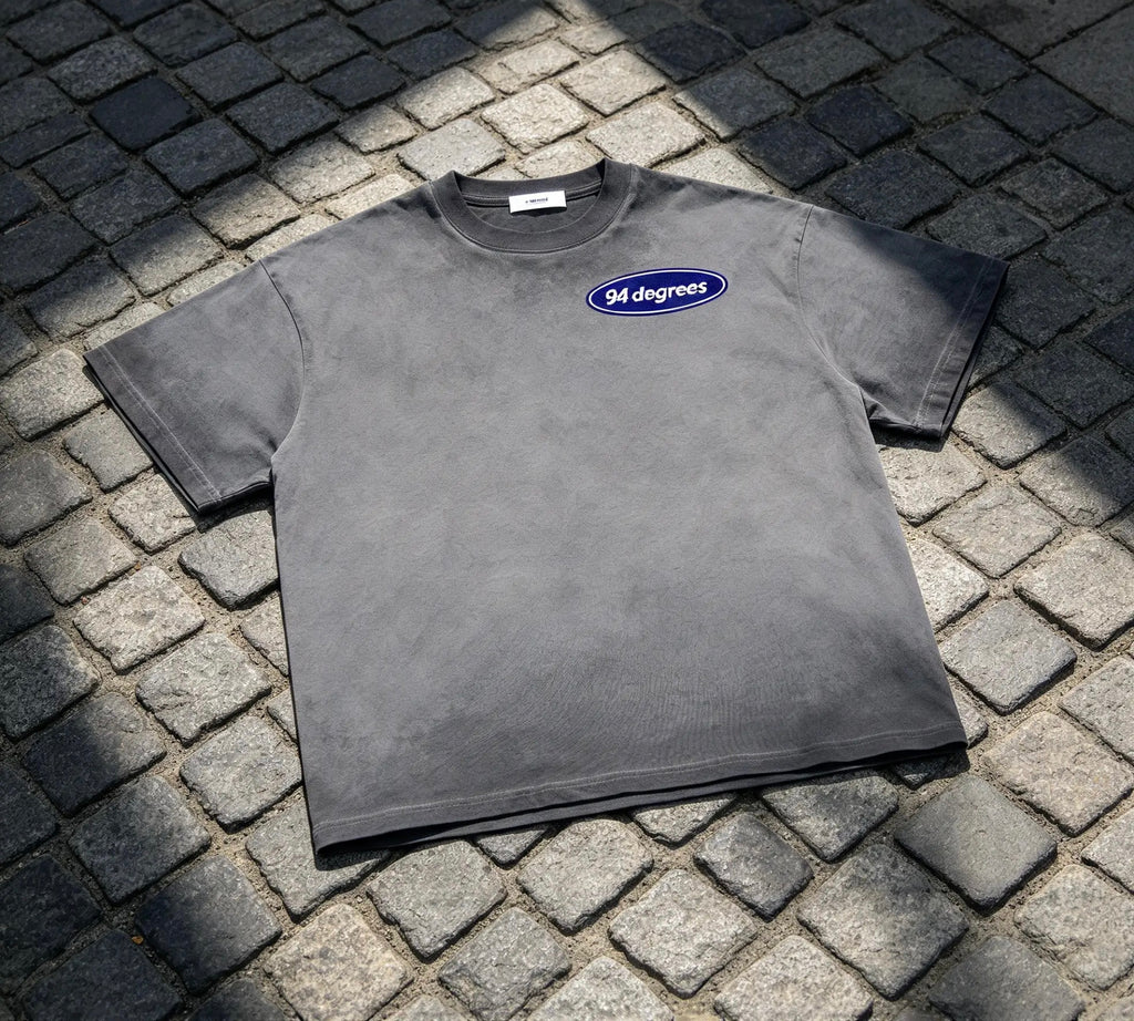 Reverse Dyed Loose Cotton T-Shirt + Delusional Optimist +