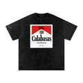 Snow Washed Oversized Cotton T-Shirt - 94 DEGREES