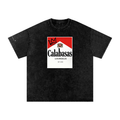 Snow Washed Oversized Cotton T-Shirt - 94 DEGREES