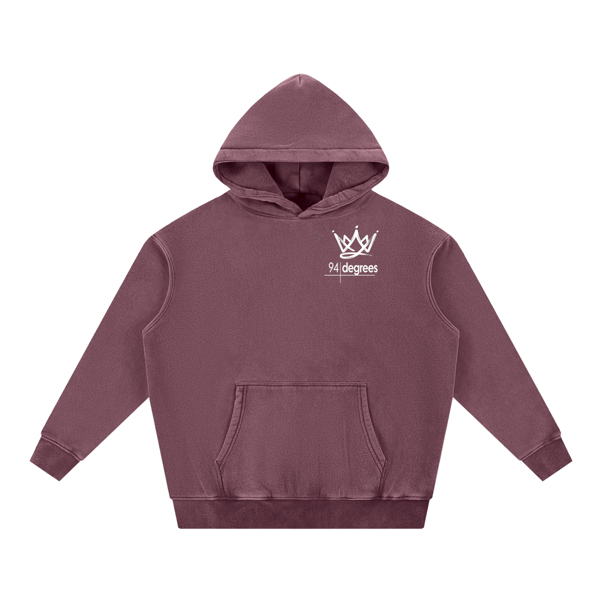 Snow Wash Fleece Oversized Hoodie + We Must Not Sin In Paris +