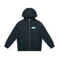 Unisex Raglan Full Zip Hoodie