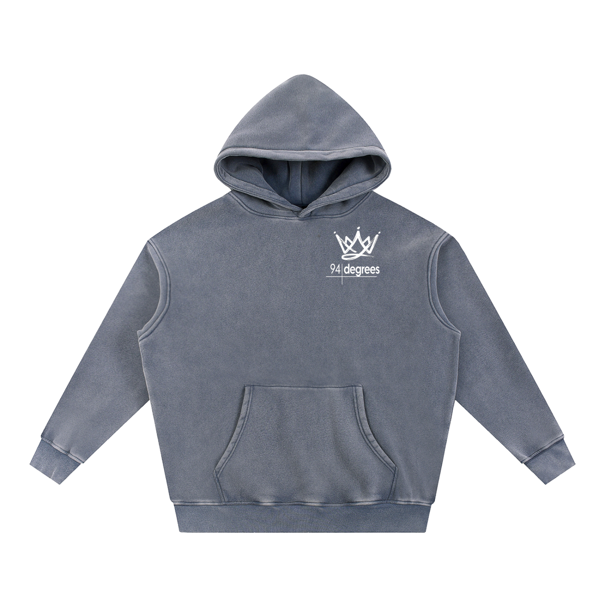 Snow Wash Fleece Oversized Hoodie + We Must Not Sin In Paris +